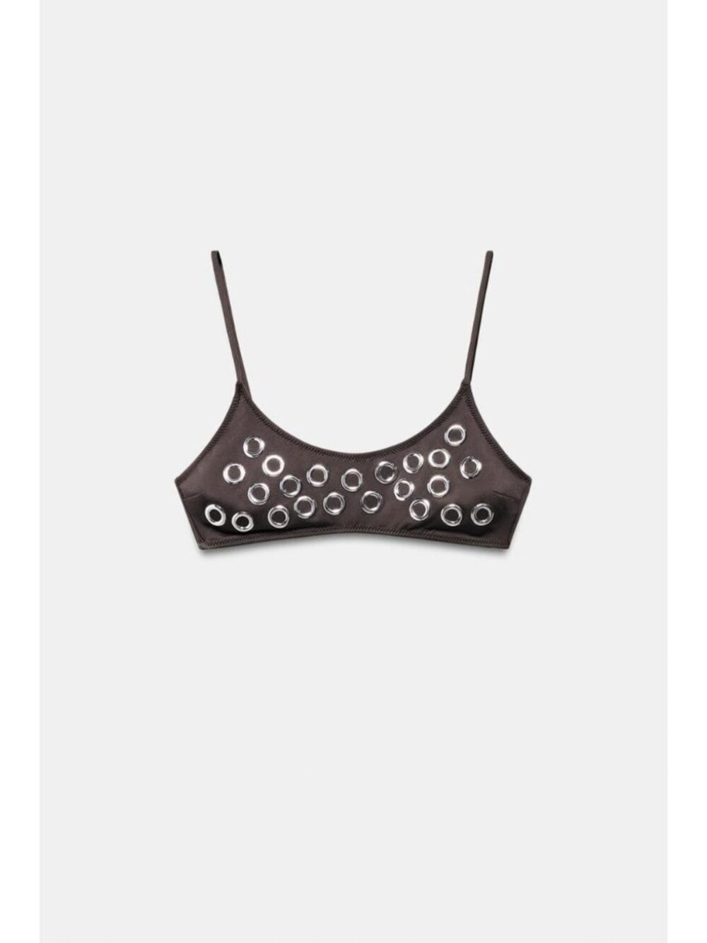 ZARA RING DETAIL BIKINI TOP